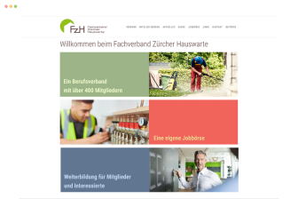 Website for https://hauswart-zh.ch